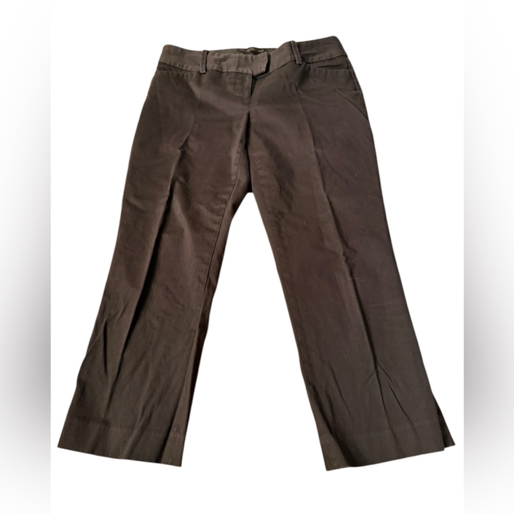 The Limited Pants Women’s Cropped Pants Brown Low Rise Drew Fit Size 2